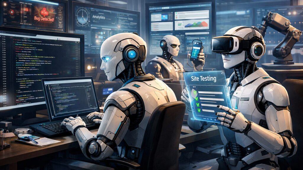 artificial intelligence in web development how ai agents write code and test websites